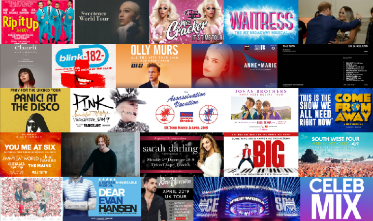 Collage of CelebMix's Top Events of 2019