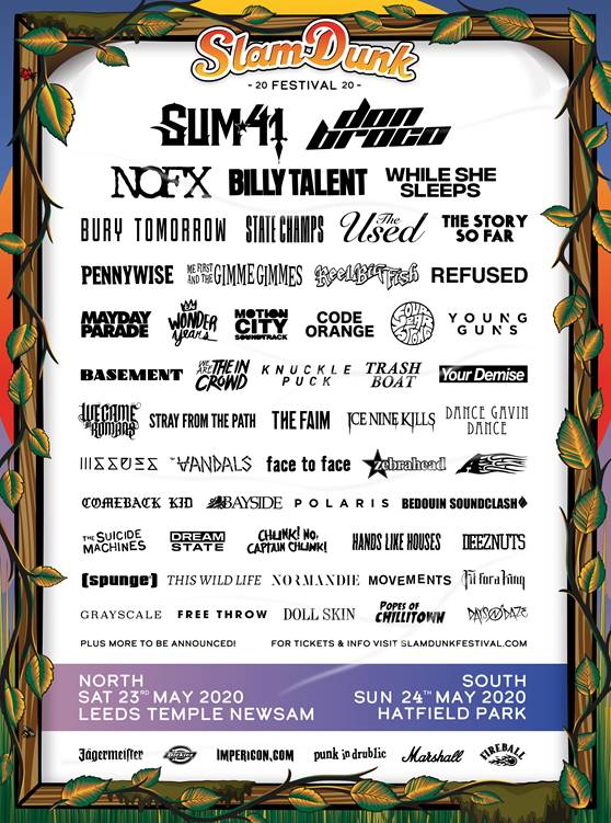 Slam Dunk Festival Add More Names To The Line Up Celebmix