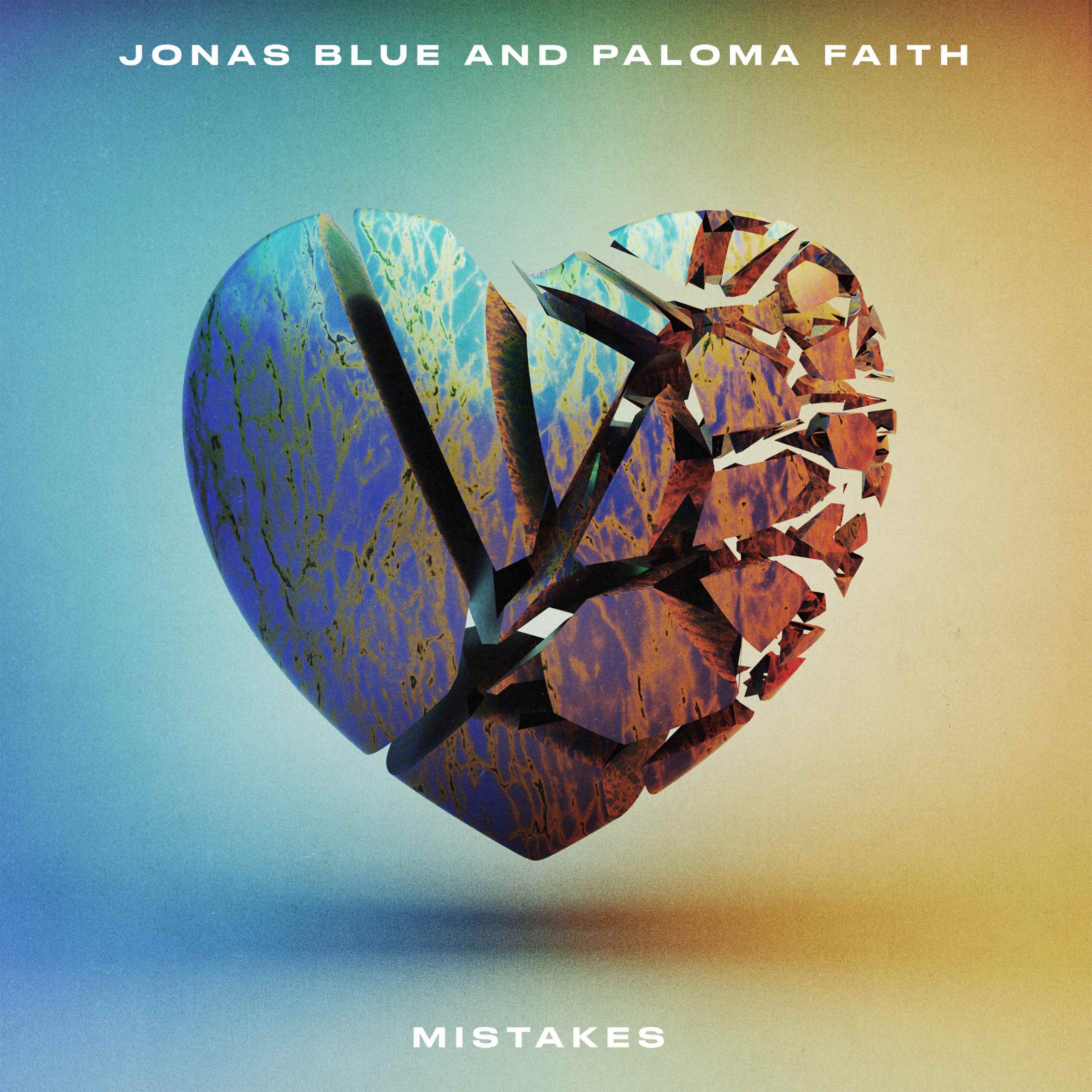 Jonas Blue and Paloma Faith - "Mistakes" official single artwork