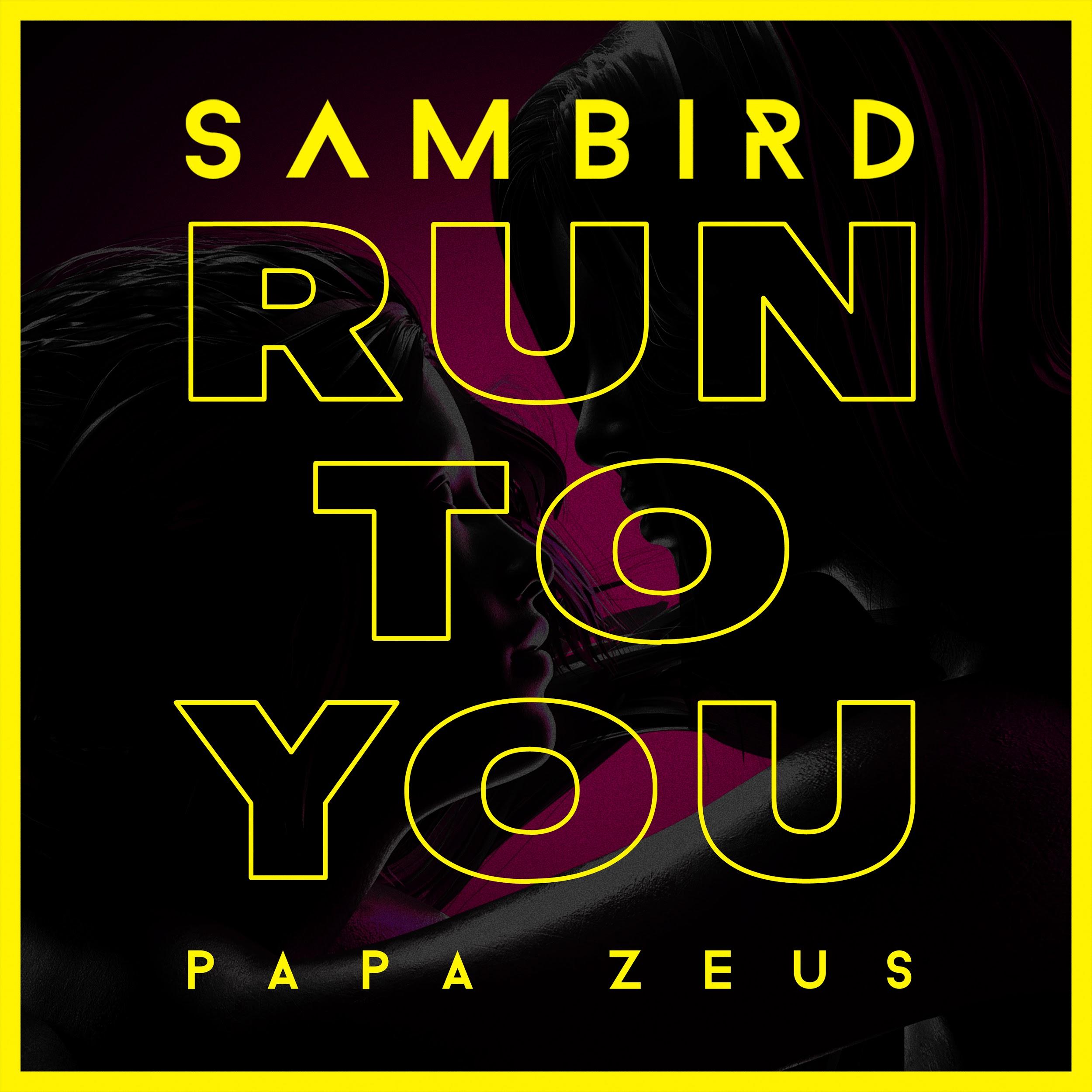 Sam Bird and Papa Zeus "Run To You" official single artwork