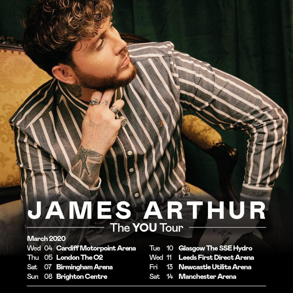 James Arthur‘The YOU Tour’ at The O2, London CelebMix