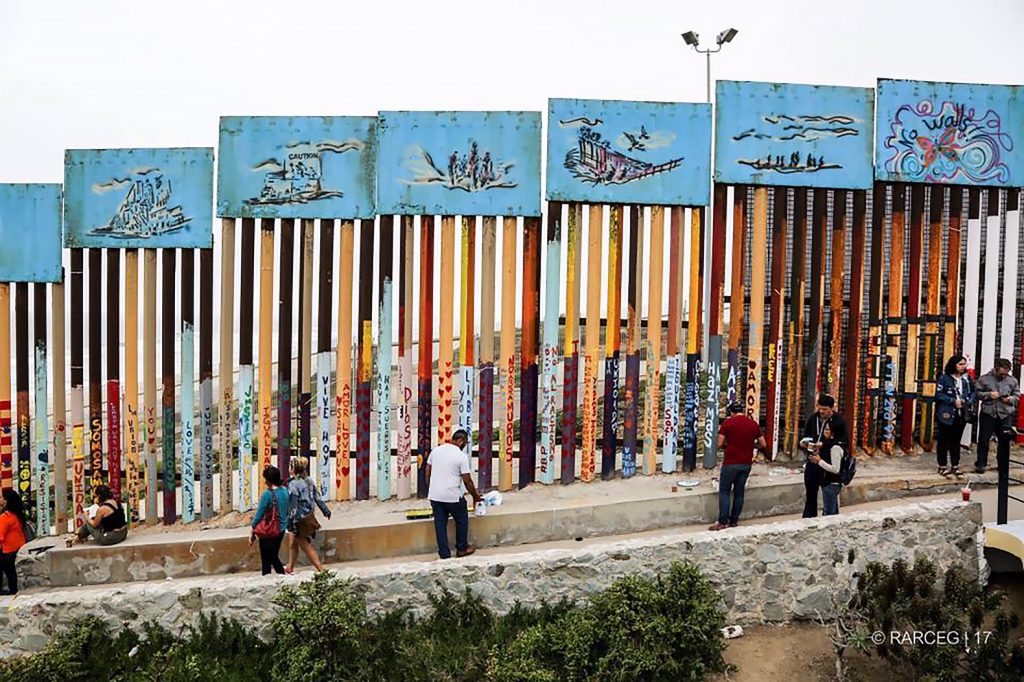 Mexican-US border wall
