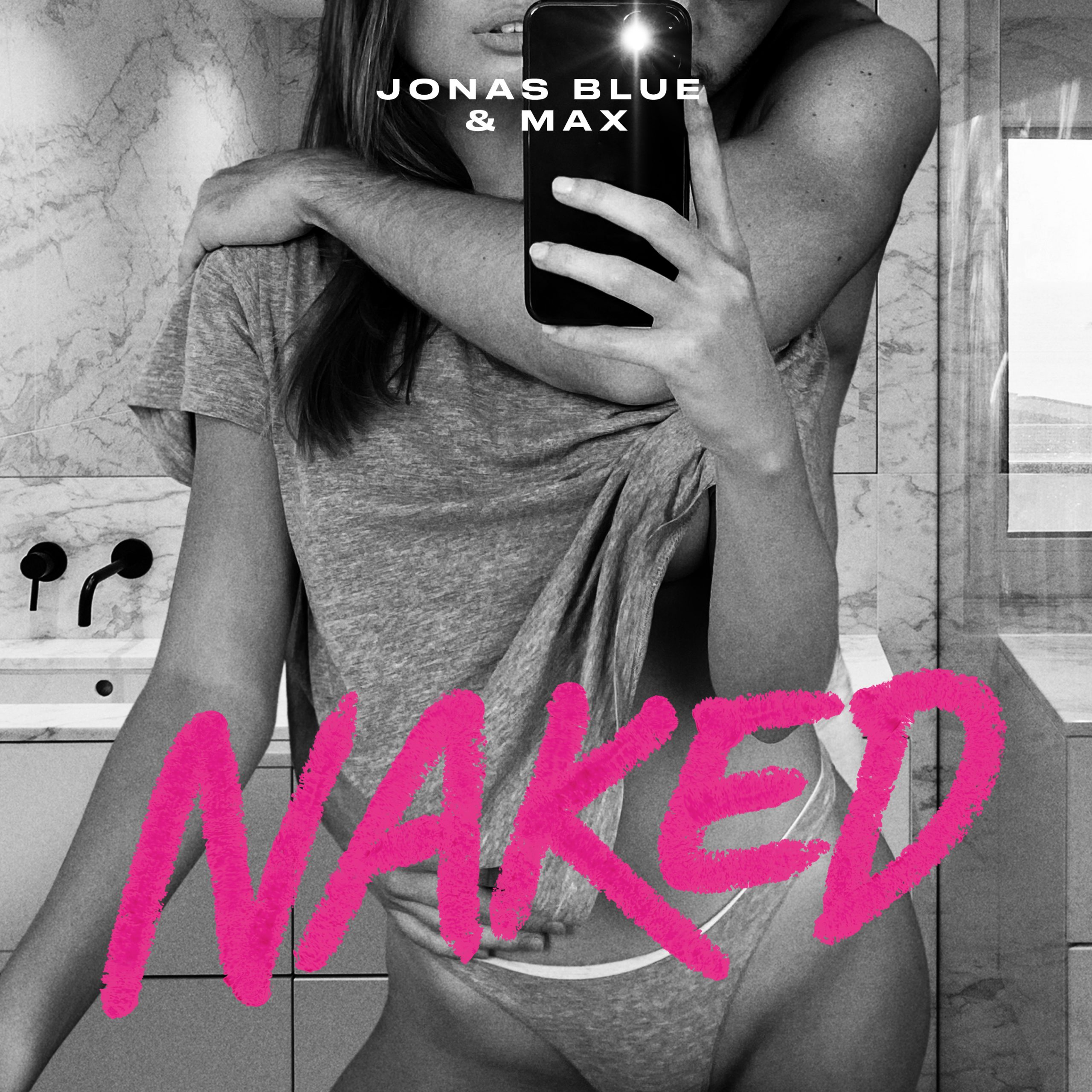 Jonas Blue featuring MAX - "Naked" single artwork