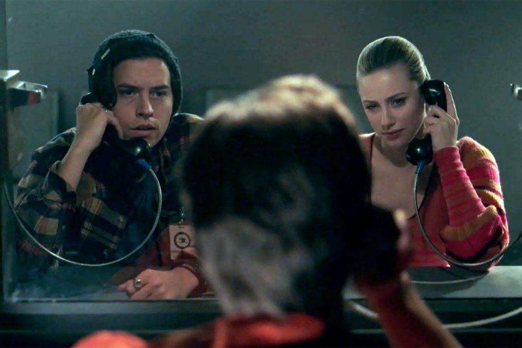 Jughead and Betty visit Stonewall Prep student Brett in prison