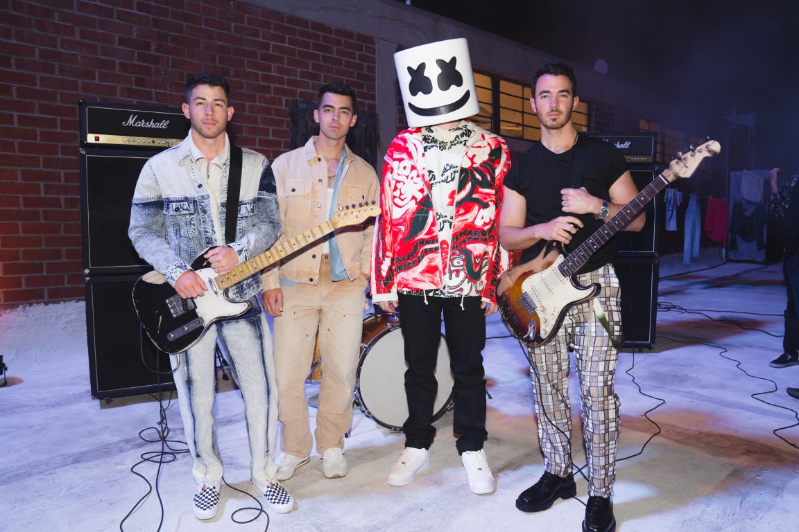 Jonas Brothers team up with Marshmello for 'Leave Before You Love Me'