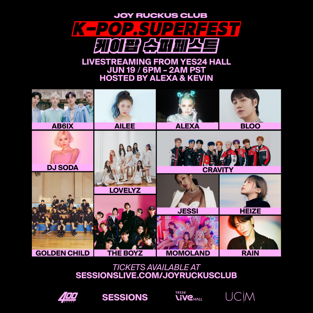 K-Pop SuperFest promotional poster