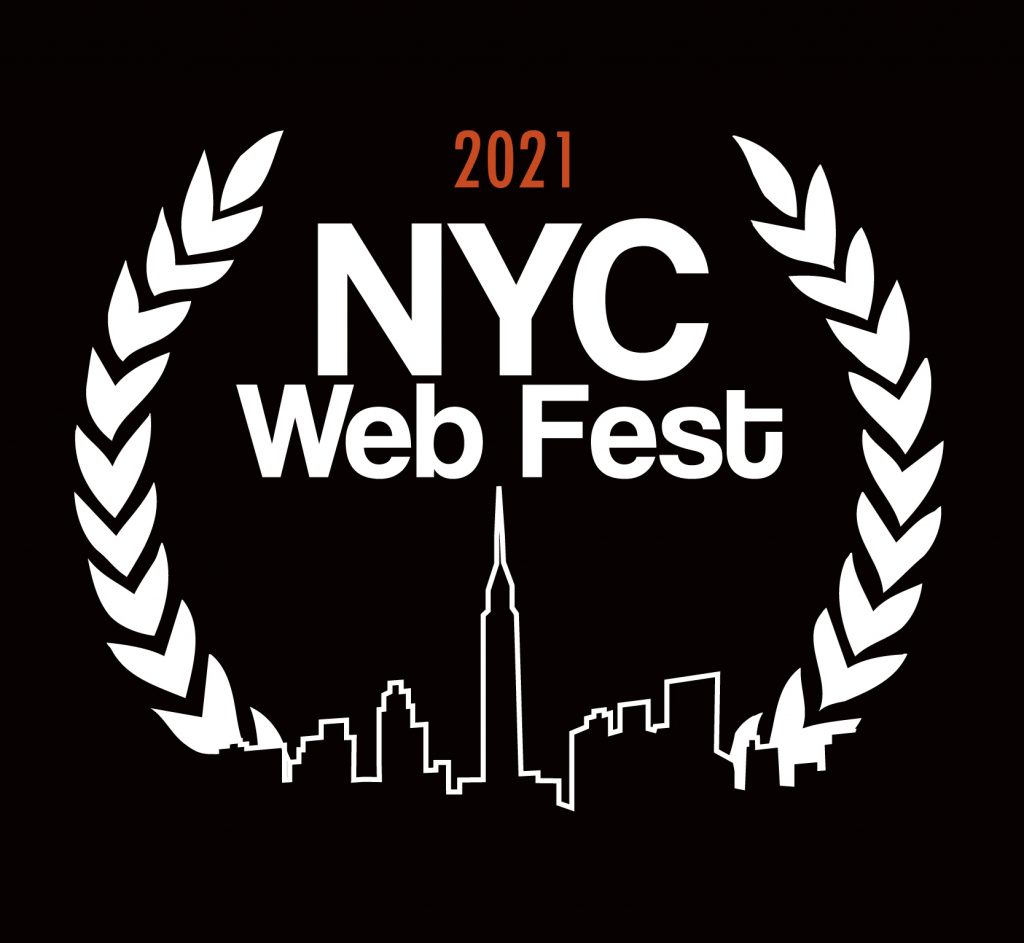 NYC Web Fest 2021 logo which sees a NYC cityscape line at the bottom and the words "2021 NYC Web Fest" at the top