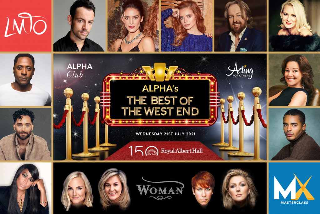 Alpha's The Best of the West End returns to the Royal Albert Hall this month in aid of Acting For Others 1