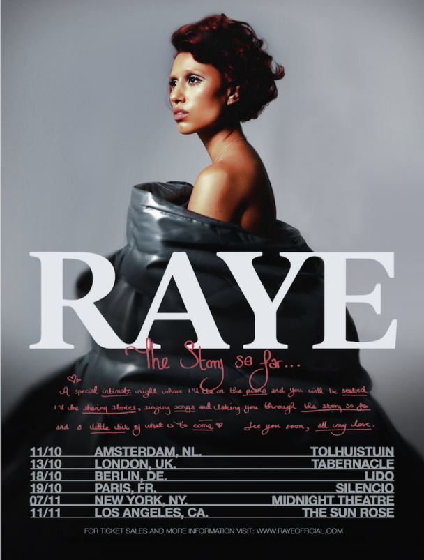 RAYE Announces Plans For Intimate Tour Of Europe And USA: 'The Story So ...