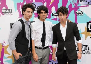 Jonas Brothers at the Camp Rock premiere.