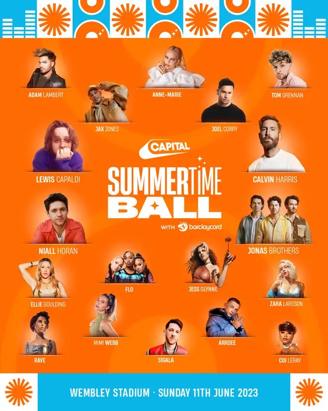 Capital's Summertime Ball 2023 Line-Up: Niall Horan, Jonas Brothers,  Anne-Marie & More - Capital