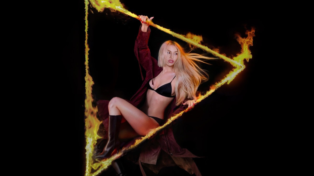 Ava Max posing in a press image for her 2024 album and North American tour announcement