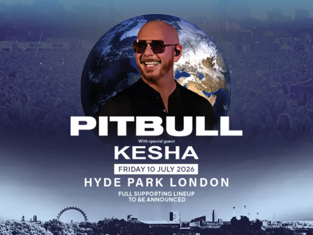Pitbull is the third headliner for BST Hyde Park 2026 pitbull