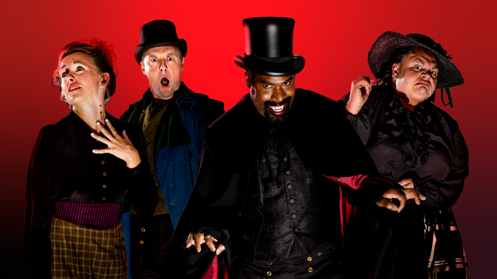 Review: “Dracapella” at Park Theatre — a deliriously silly, vocally ferocious, gothic fever dream of festive fun