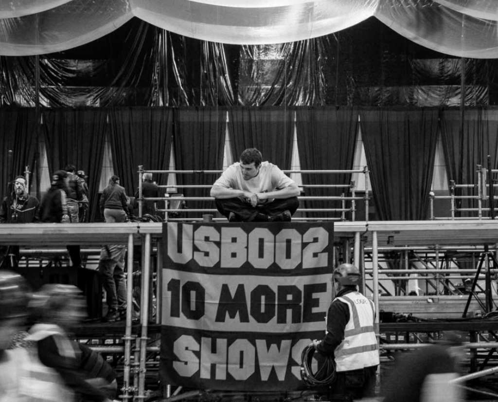 Fred again.. alongside a USB002 banner that reads, "USB002, 10 more shows". Image credit: Fred again.. Instagram
