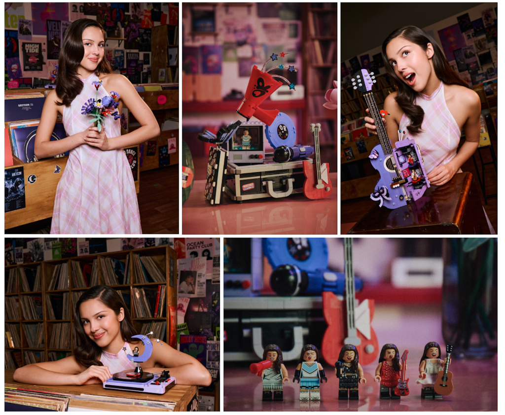 Olivia Rodrigo teams up with LEGO® for new collection including minifigures olivia rodrigo